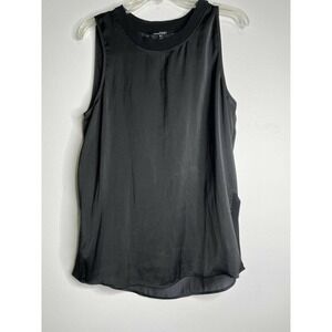 STITCH Fix LEMON TART Sleeveless Tank Blouse Size Medium Black